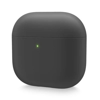 Bild av elago Liquid Hybridfodral kompatibelt med AirPods 4:e generationen fodral 4 skydd, trippellagerskydd, trådlös laddning, stötsäker, lätt att rengöra (svart)
