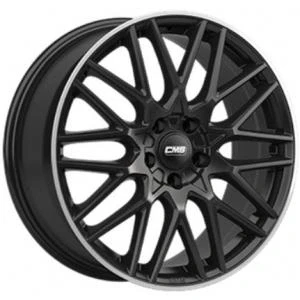 Bild av CMS C25 Gloss Black Polished lip 7.5x18 5/112 ET47 B66.5