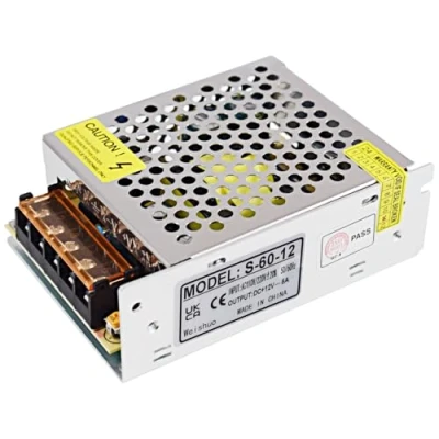 Bild av Strömförsörjning 12V 5A 60W Transformator Switchat Nätaggregat 12 Volt LED Drivrutin för remsor