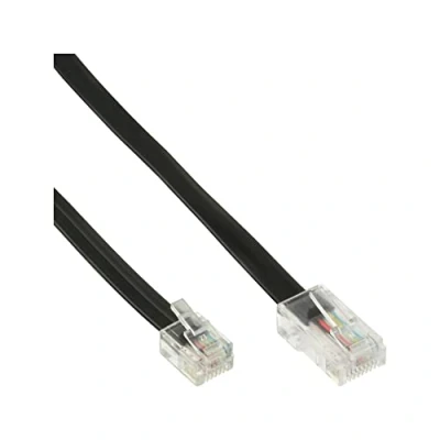 Bild av InLine modulär kabel, RJ45 till RJ12 kontakt/kontakt, 6adrig, 6 m