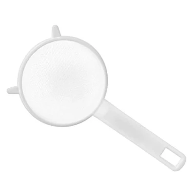 Bild av Chef Aid nylon tesil, hållbart 6 cm fint nät för lösa löv te och örtinfusioner, BPA fri, diskmaskinssäker, vit