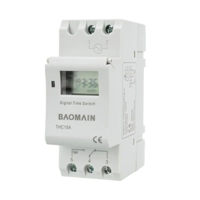 Bild av Baomain THC15A DC 12 V digital LCD power programmerbar timer switchrelä 16 A ampere