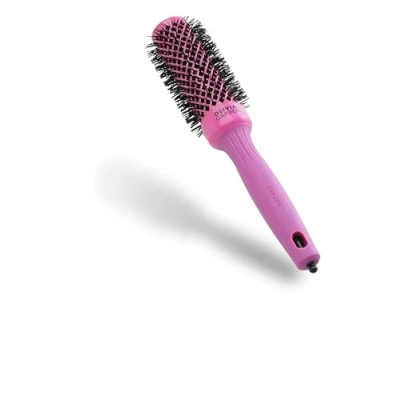 Bild av Olivia Garden Expert Blowout Shine Rosa 35 Rund keramisk antistatisk borste för glänsande och frissfritt föning