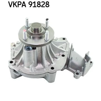 Bild av SKF VKPA 91828 Pompe à eau avec goujon fileté Métal pour système dentrainement courroie trapézoïdale nervures TOYOTA: Land Cruiser Prado 90