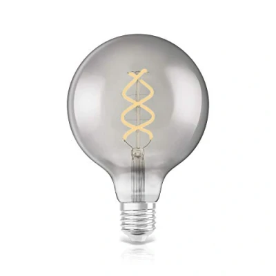 Bild av OSRAM LED Vintage Edition 1906, bas: E27, inte dimbar, varm vit, rökt glas utseende