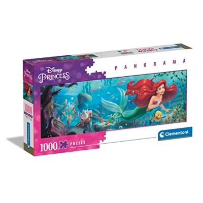 Bild av Clementoni 39658 Pussel Panorama High Quality Collection Disney Princess 1000 Bitar, 14 99 år, för vuxna