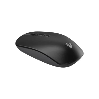 Bild av VulTech MW 10 tyst optisk trådlös mus, 1 600 DPI, 2,4 GHz, 3 knappar + rullhjul DPI omkopplare, ambidextrous, kompatibel med bärbar dator/PC/MacBook/Linux svart
