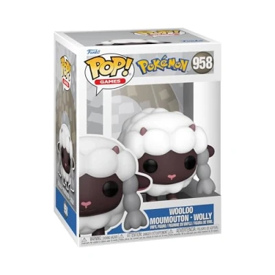 Bild av Funko POP! Games: Pokemon Wooloo Vinylfigur för samlare Presentidé Officiell Merchandise Leksaker barn och vuxna Fans av videospel Modellfigur utställning