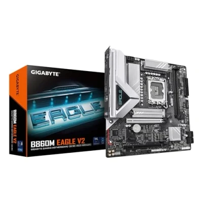 Bild av GIGABYTE B860M EAGLE V2 motherboard Micro ATX LGA1851 socket B860 Moderkort Intel DDR5 RAM