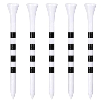 Bild av Zivisk Bamboo Golf Tee 38 mm/54 mm/ 83 70 mm set med 100, vit, röd, grön, blå, gul, naturlig färg, svart