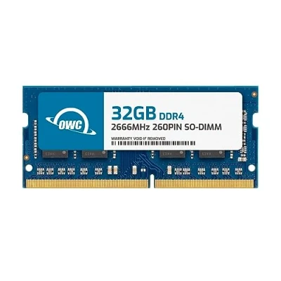 Bild av OWC 32.0GB 2666MHz DDR4 PC4 21300 SO DIMM 260 stifts minnesuppdatering (OWC2666DDR4S32G), för 2018 Mac Mini (macmini18,1), 2019 27 tum iMac (iMac19,1) och bärbara datorer