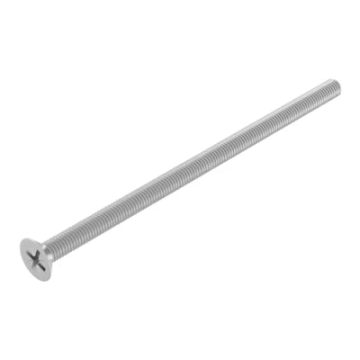 Bild av SECCARO försänkt skruv M5 x 100 mm, rostfritt stål V2A VA A2, DIN 965, korsslits/PZ, helgängad, 20 stycken