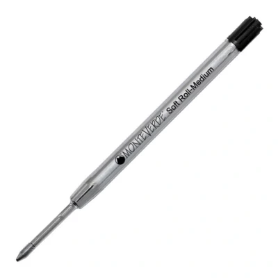Bild av Monteverde Soft Kulspetsrefill (Parker) Medium Black 2 Pc