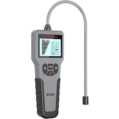 Bild av Kingbolen Bromsvätsketestare, diagnostikverktyg för test av bromsvätska, hydraulvätske /vätske /oljefuktanalysator med lcd skärm och akustiskt larm, testare DOT3, DOT4, DOT5.1