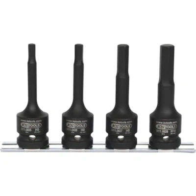 Bild av KS Tools 515.1105 1/2&quot; Kraft bit jackmutter sats, lång, 4 delars