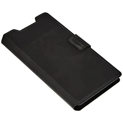 Bild av OtterBox Strada Via skal för Galaxy S22 Ultra, stöttåligt, fallsäkert, tunt, skyddande Folio med korthållare, testad till militärstandard x2, Svart
