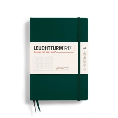 Bild av LEUCHTTURM1917 367255 Notebook Medium (A5), inbunden, 251 numrerade sidor, skogsgrön, prickad