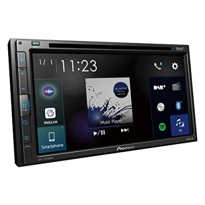 Bild av Pioneer AVH Z5200DAB 2 DIN multimediaspelare, 6.8 tum ClearType pekskärm, smarttelefon anslutning, USB, Apple CarPlay, Android Auto, DAB/DAB + digitalradio, Bluetooth, 13 band grafisk equalizer