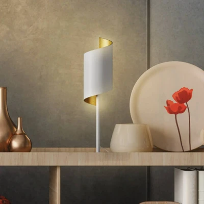 Bild av LEDVANCE SMART+ WiFi DECOR bordslampa, vit, 12W, 840lm, justerbart vitt ljus, dimbart, 3000 6500K, ljusfördelning upp och ner, styrbar av app, kompatibel med Amazon, Google, etc.