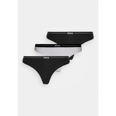 Bild av BOSS Thong 3 PACK String, Storlek: Medium, Open white