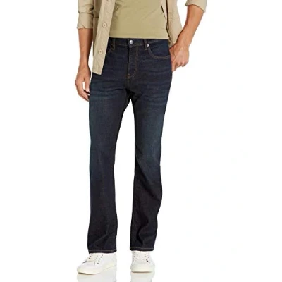 Bild av Amazon Essentials Straight Fit Stretch Bootcut jeans, mörk/sköljd, 40W/30L