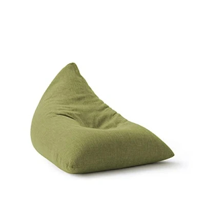 Bild av Lumaland Gaming saccosäck och golvkudde XXL beanbag i triangelform 150 x 100 cm &amp; 370 l volym tvättbart robust överdrag Perfekt att använda som fåtölj soffa lätt sittdyna