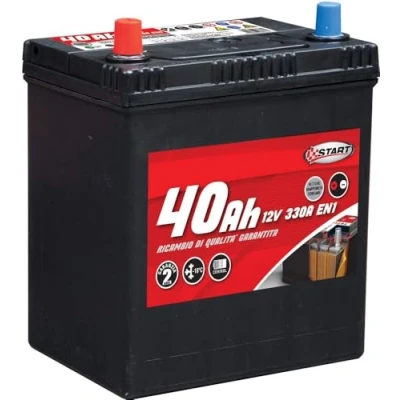 Bild av 40AH bilbatteri för japansk koreanska bilar vänster pol J37