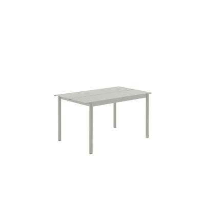 Bild av Muuto Linear Steel Table Trädgårdsbord Grey L140 x D80 H73,5 cm