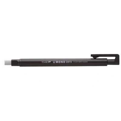 Bild av Tombow EH KUS11 Precisionsradergummi MONO Zero påfyllningsbar fyrkantig spets, 2,5 mm x 5 mm, svart