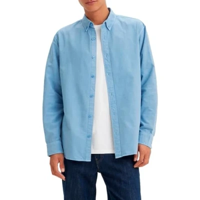 Bild av Levi&#039;s Authentic Button Down Skjorta för män, klädfärg, S
