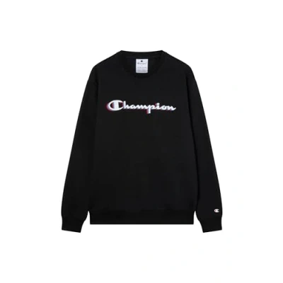 Bild av Champion Legacy Man för män stor logotyp tröja, svart, S, Svart (Kk001), S