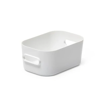 Bild av SmartStore Compact XS Liten förvaringslåda Stilren förvaring för hemmet Vit BPA Fri Plast 14,5 x 9 6 cm Designad och Tillverkad i Finland