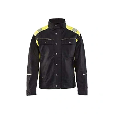 Bild av HANTVERKSJACKA 4095 1370 SVART/VARSELGUL M Beijerbygg Byggmaterial