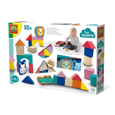 Bild av SES Tiny Talents Wooden Building Blocks