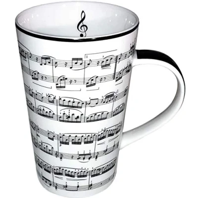 Bild av Lesser &amp; Pavey LP93667A Making Music Lattekopp, fint porslin