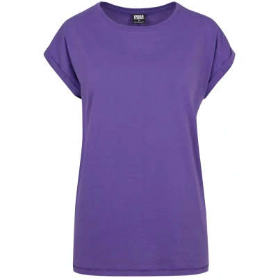 Bild av Urban Classics Curvy Ladies Extended Shoulder TEE Tshirt bas, Storlek: 5XL, Ultraviolet