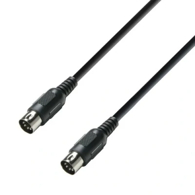 Bild av Adam Hall Cables 3 Star Midi 0300 BLK Midikabel 5 polig m