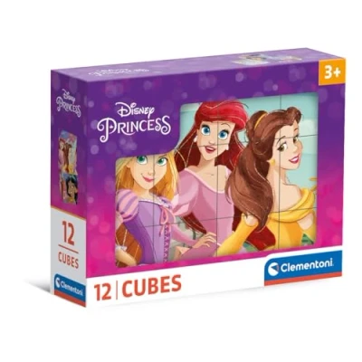 Bild av Clementoni Block Puzzle Disney Princess 12pcs.