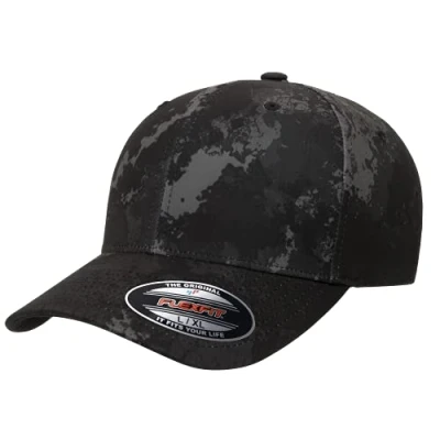 Bild av Flexfit Veil Camo Cap, herrmössa, finns i många olika färger, storlekar S/M till L/XL, flerfärgad, S M
