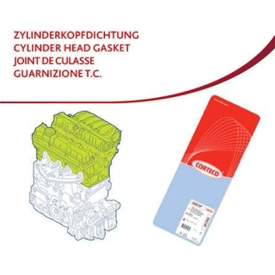 Bild av CORTECO 83403342 Joint De Culasse 0,8 82,5 Métal VOLVO: XC70 II Break, XC60 I, V70 3