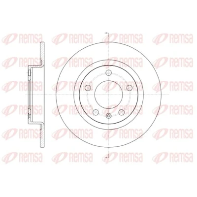 Bild av REMSA 61469.00 Disque de frein Essieu arrière 264, 264 10 5 plein OPEL: Corsa D 3/5 portes, E portes