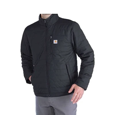Bild av Carhartt Rain Defender, avslappnad passform, lätt, isolerad jacka, svart, L