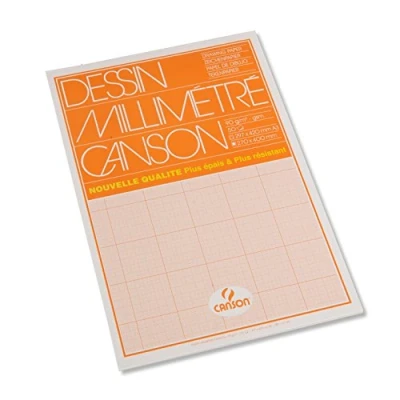Bild av Canson 200067109 millimeterpapper, A3