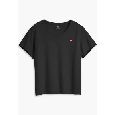 Bild av Levi&#039;s Plus NECK TEE Tshirt bas, Storlek: 46/48, Caviar