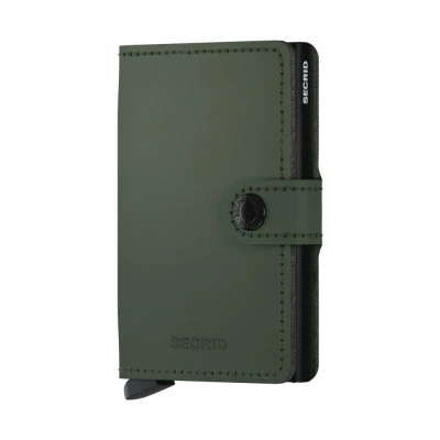 Bild av Secrid Miniwallet Matte Green Black Gratis gravyr