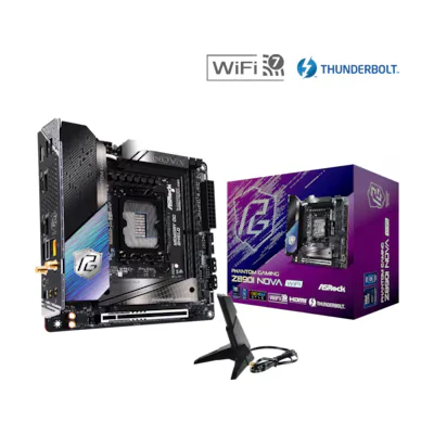 Bild av ASRock Z890I NOVA WIFI Moderkort Intel Z890 LGA1851 socket DDR5 RAM Mini ITX