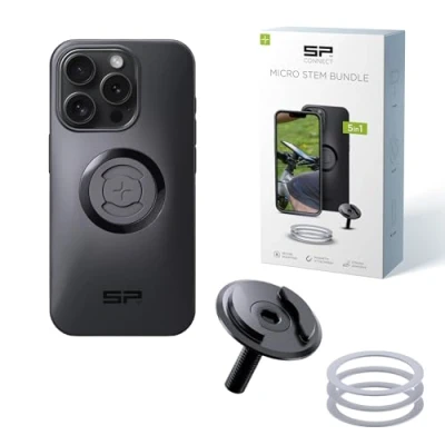Bild av SP CONNECT Micro Stem Bundle SPC+ för iPhone 15 Pro mobiltelefonhållare cykelstyret smartphone hållare cykel