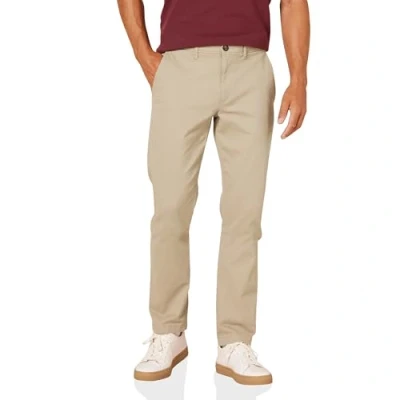 Bild av Amazon Essentials mäns slim fit casual stretch chino byxa, kakibrun, 42 B x 28 L