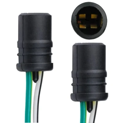Bild av L&amp;P Lampsockel av gummi B582, 2 st., T10, W5W, gummisockel för lampor, lamphållare med glassockel W2,1 x 9,5D glödlampor/lampor