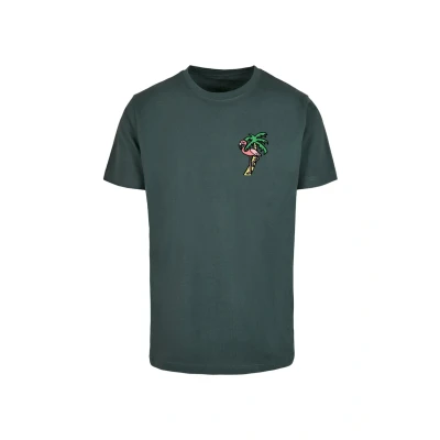 Bild av Mister TEE Flamingo Tshirt med print, Storlek: Large, Bottlegreen